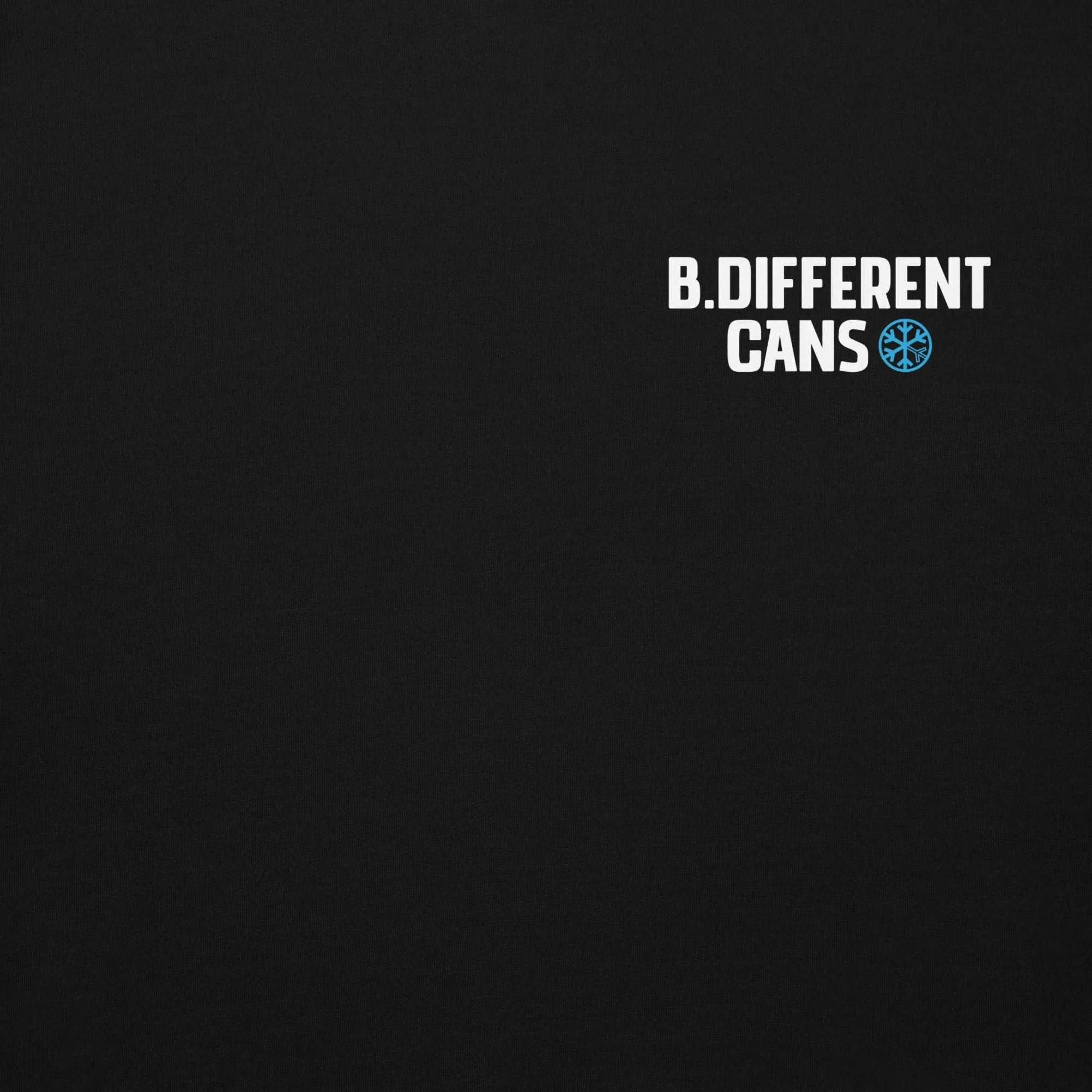 B.Different BLACK Can Hoodie