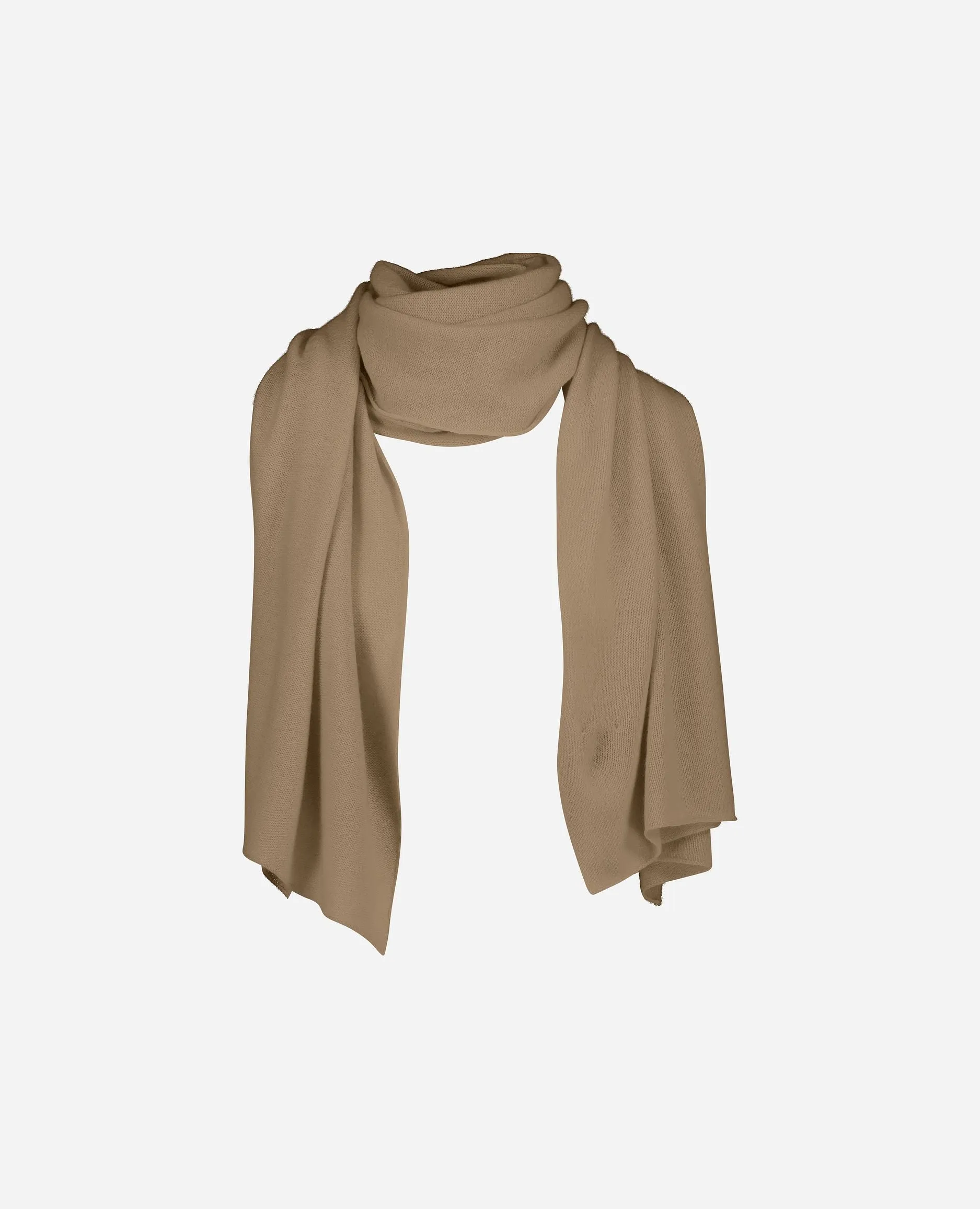 Cashmere scarf in beige