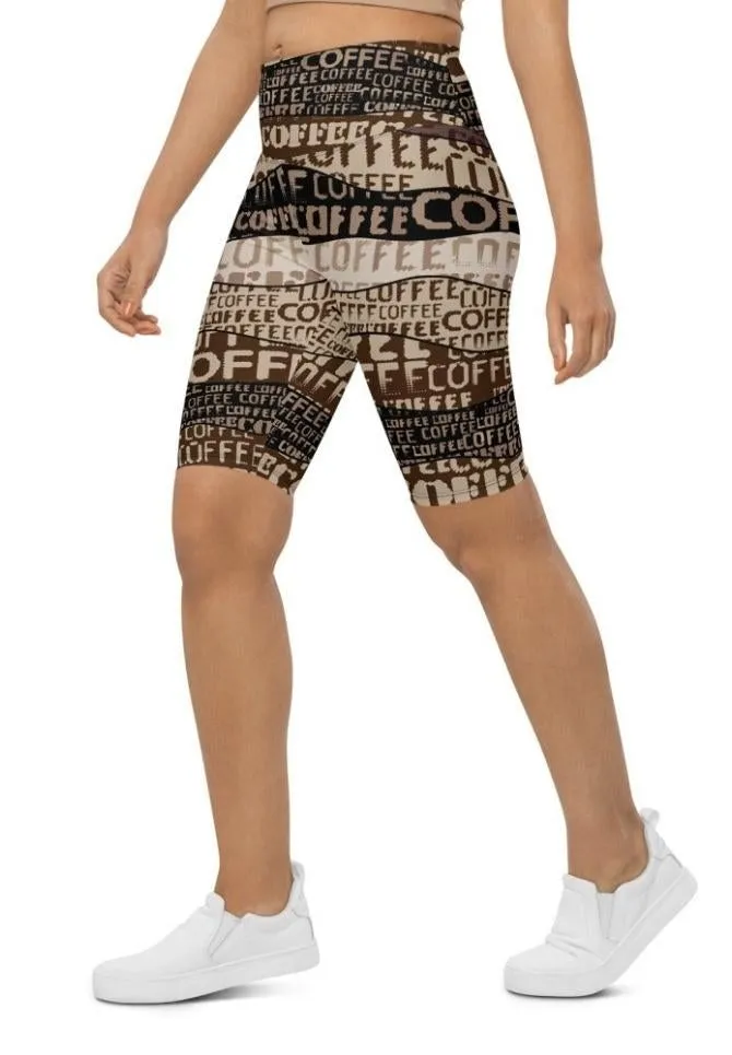 Coffee Biker Shorts