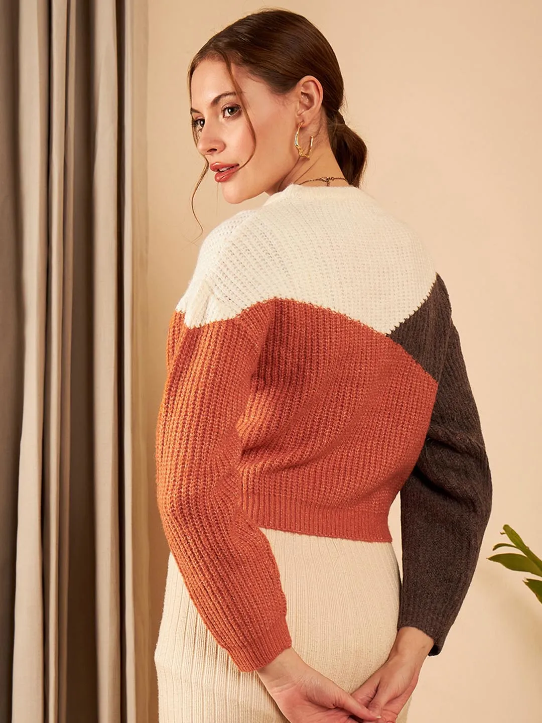 Color Blocked Sweater