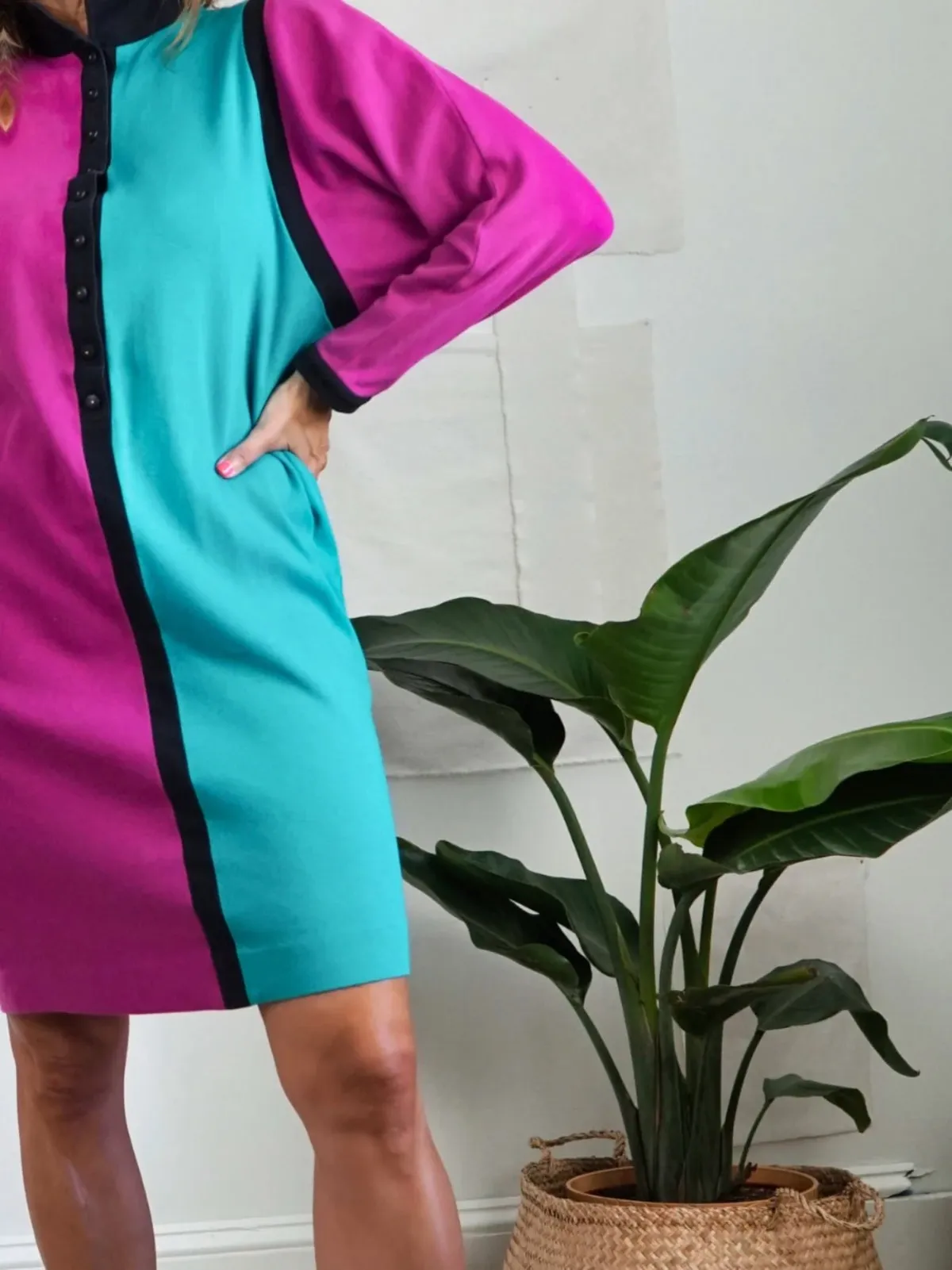 Colorblock Dress