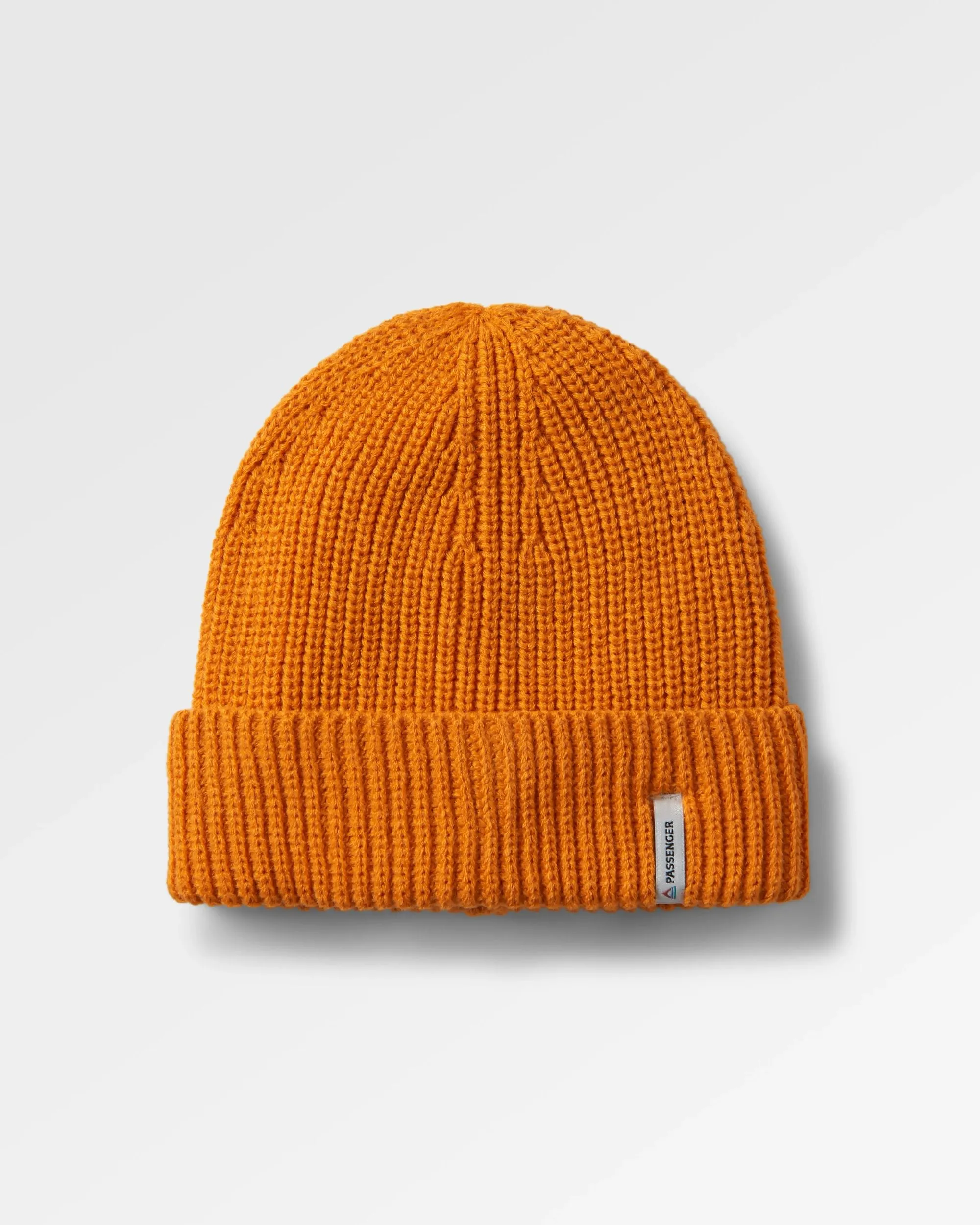 Compass Recycled Beanie - Sunrise Orange