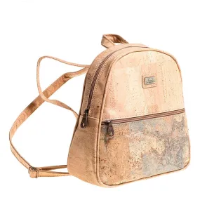 Cultura Portuguesa Cork Backpack Low Mapa