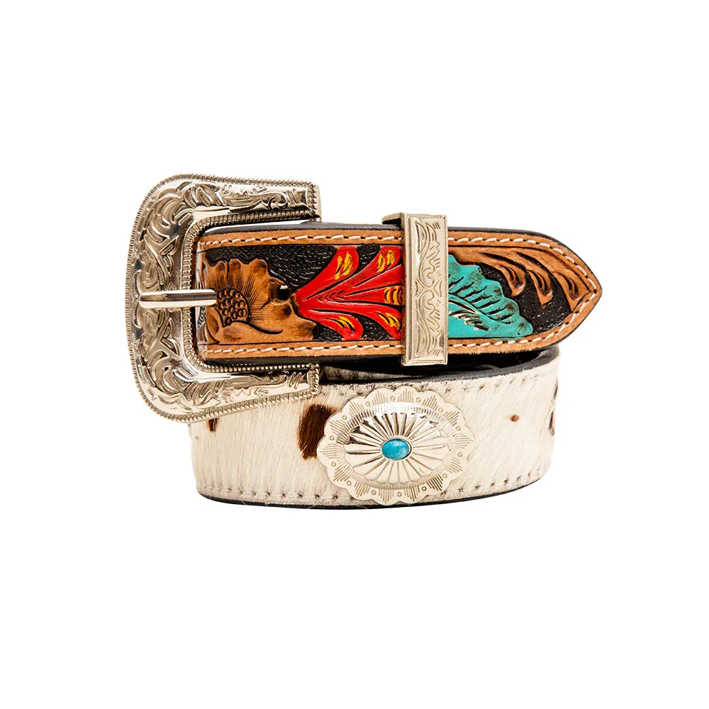 Cummerband Hand-Tooled Concho Belt