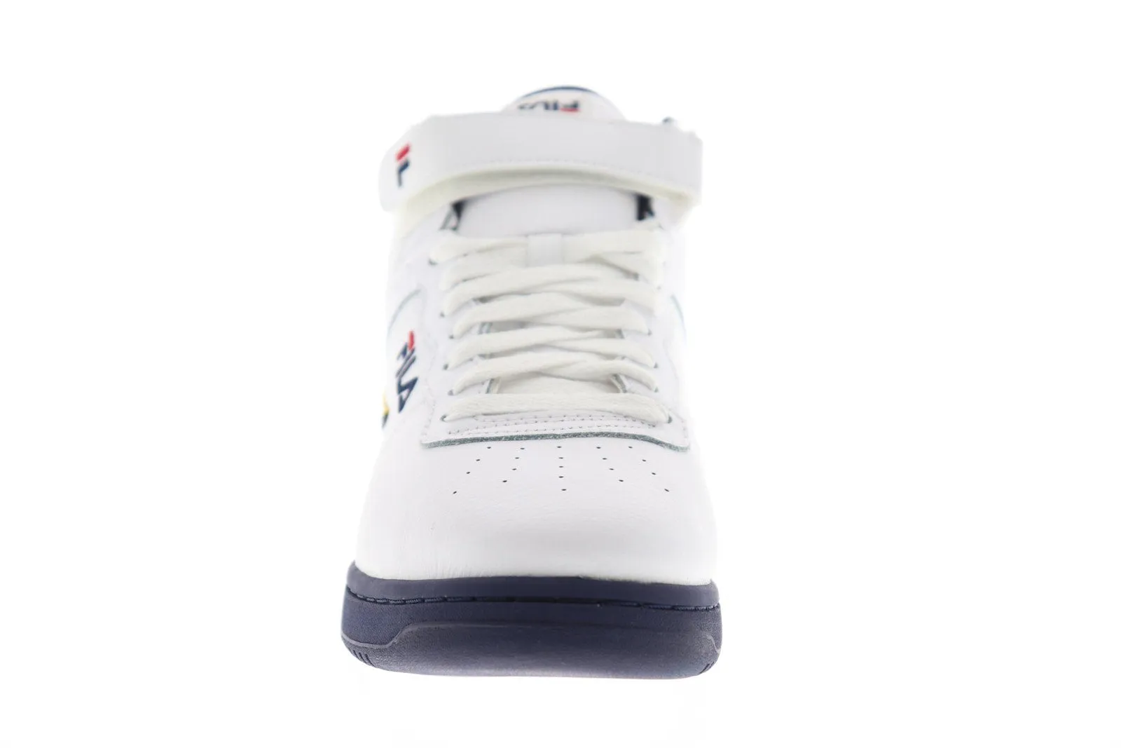 Fila F-13 Logo 1FM00085-138 Mens White Casual High Top Lifestyle Sneakers Shoes