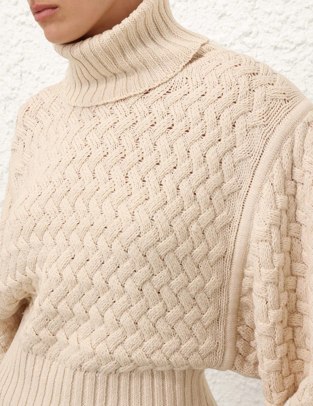 Illustration Textured Sweater