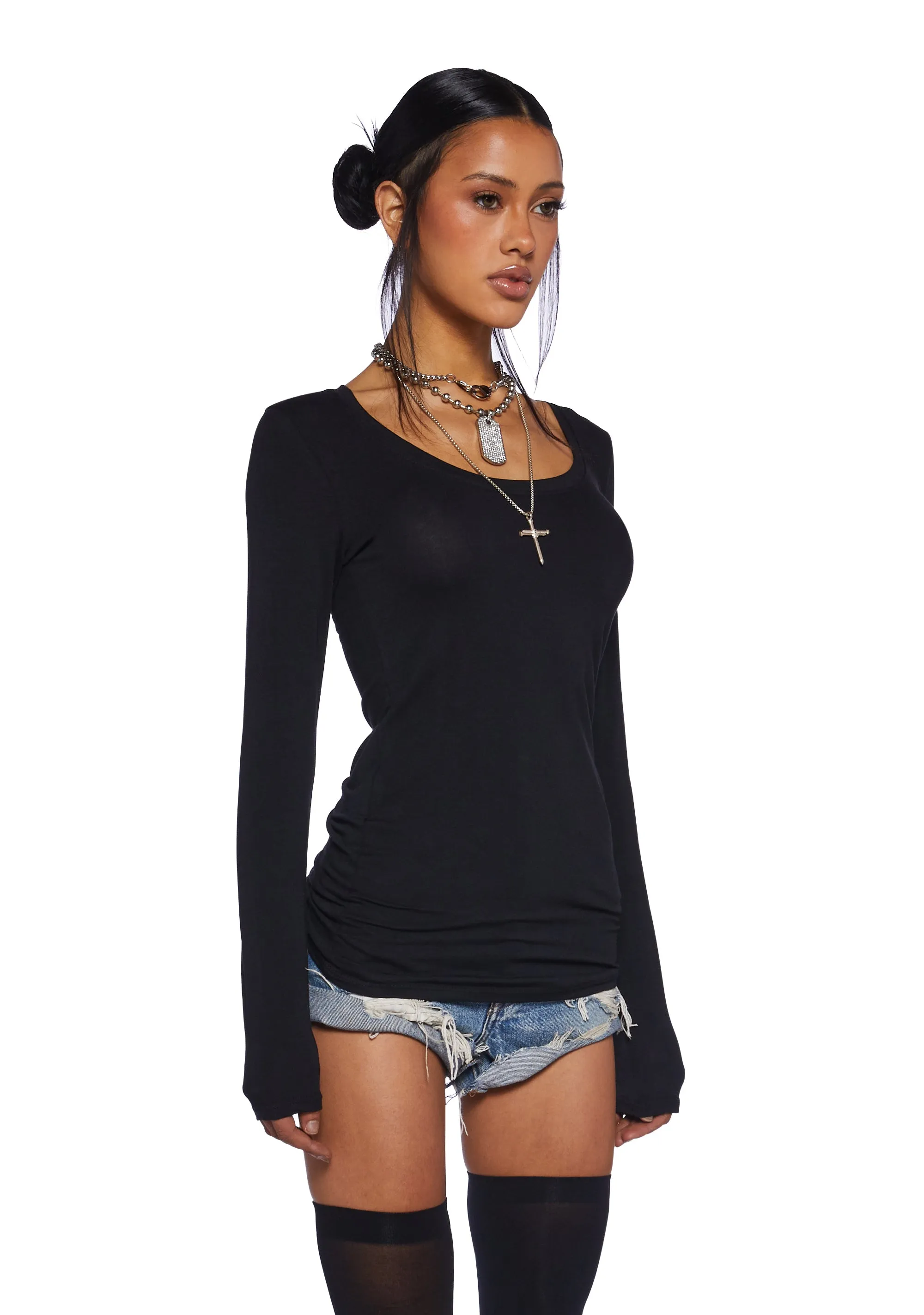 I’m Baby Mini Slip Dress - Brown-
