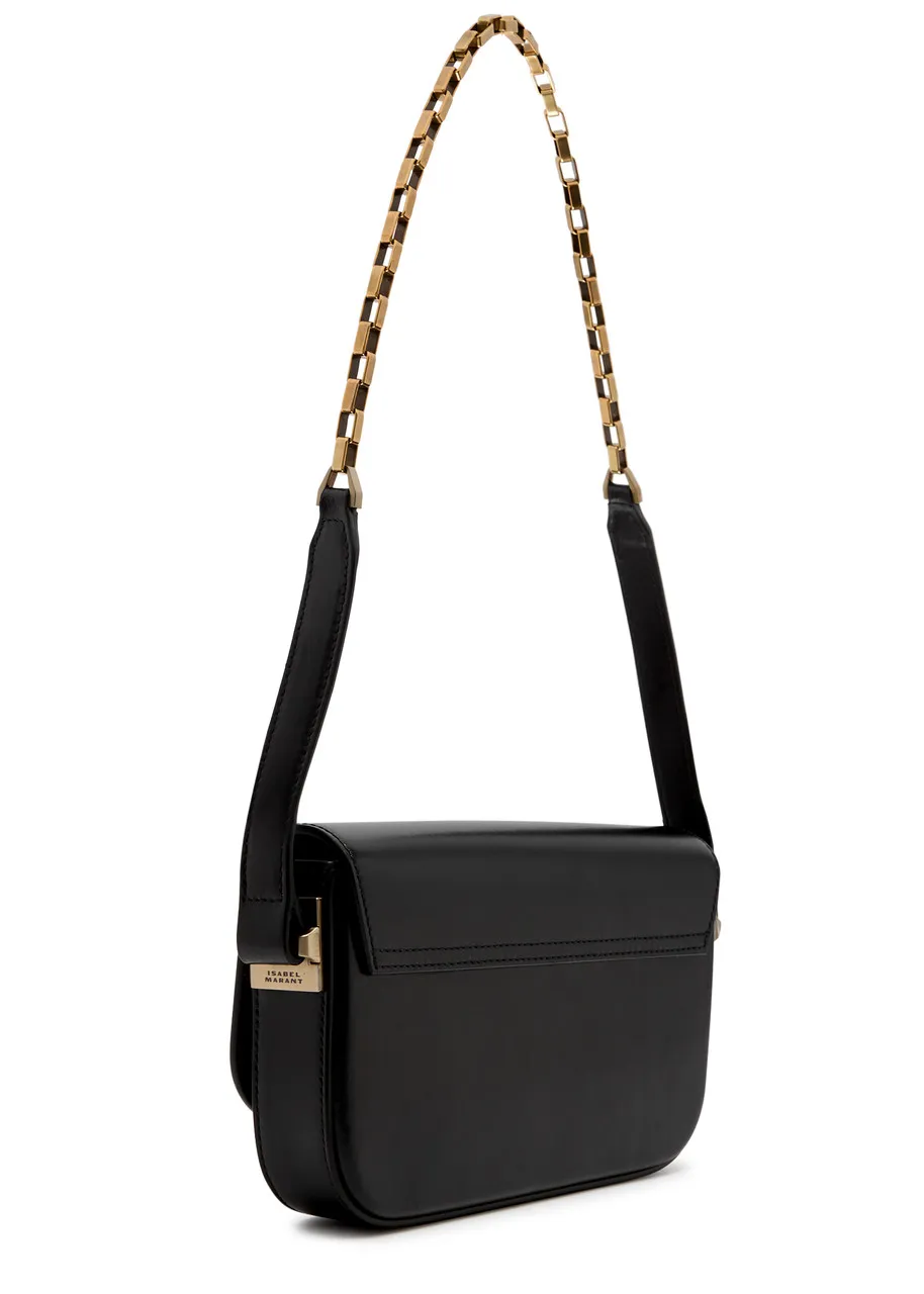 ISABEL MARANT Lizza leather shoulder bag  -                         -                     -                