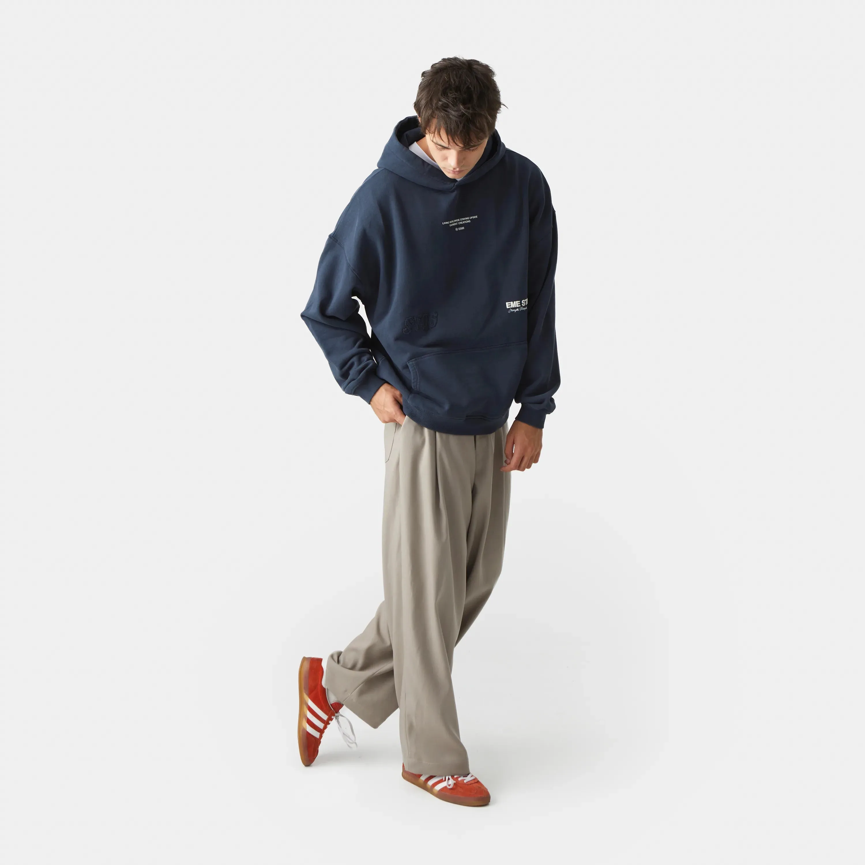 Jack Navy Oversized Hoodie