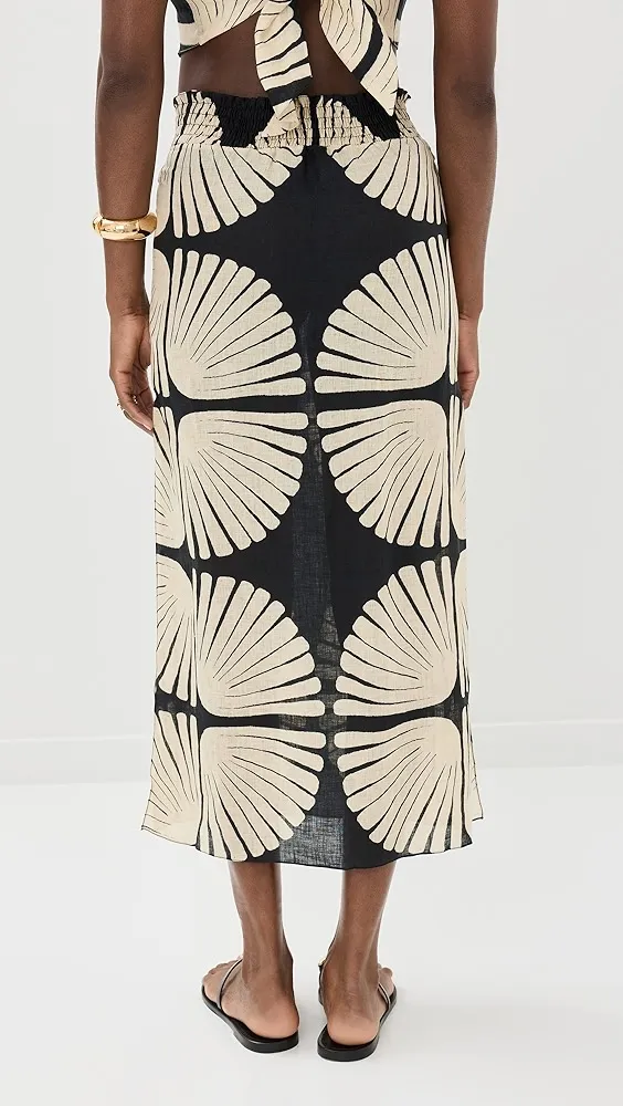 Johanna Ortiz   Aura Amaznica Ankle Skirt 