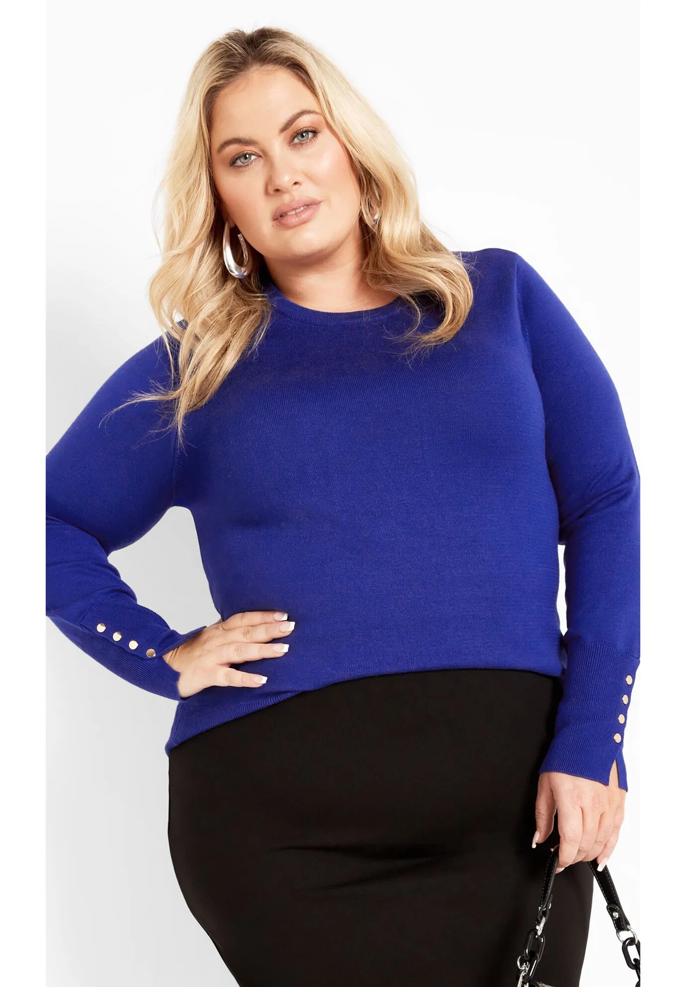 Lara Button Sweater