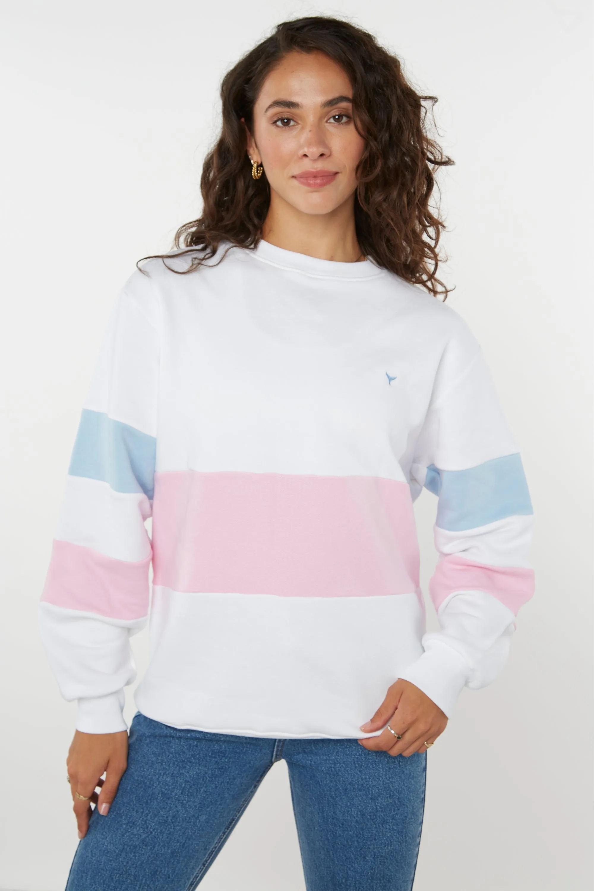 Minke Unisex Sweatshirt - White