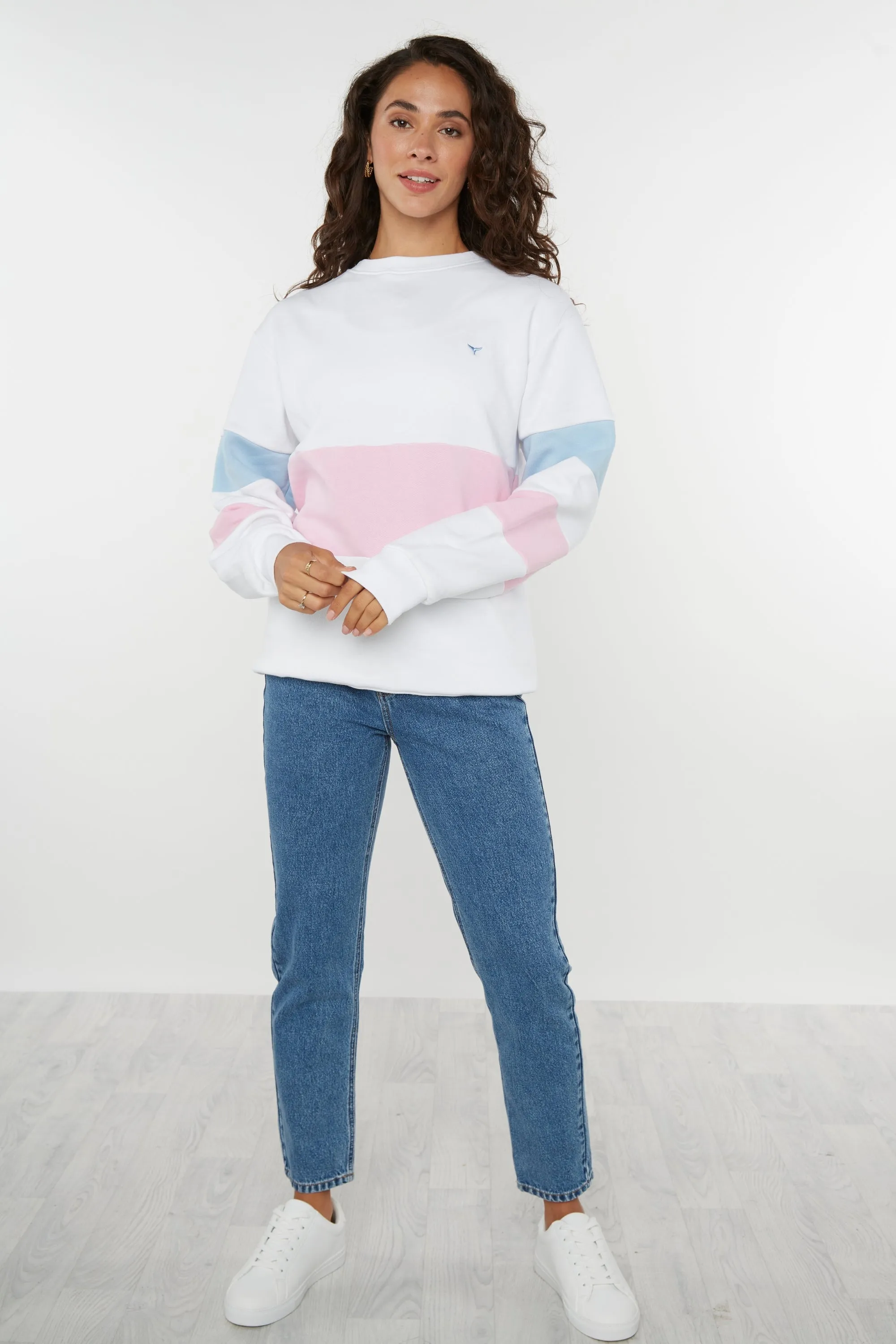Minke Unisex Sweatshirt - White