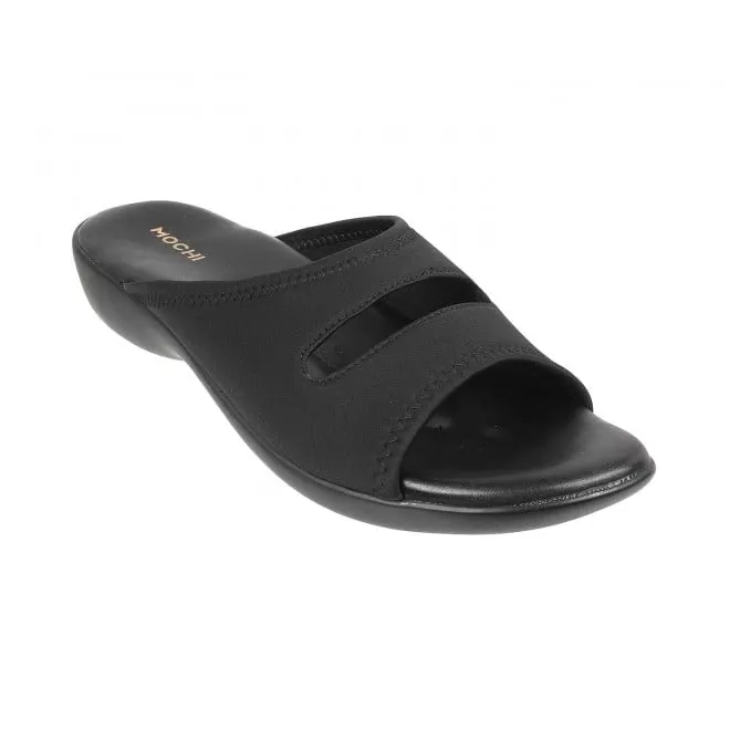 Mochi Women Black Casual Sandals