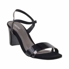 Mochi Women Black Party Sandals