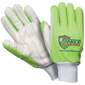 Sarco Impact Gloves-Corded Palm - 1 Pair SIG005G