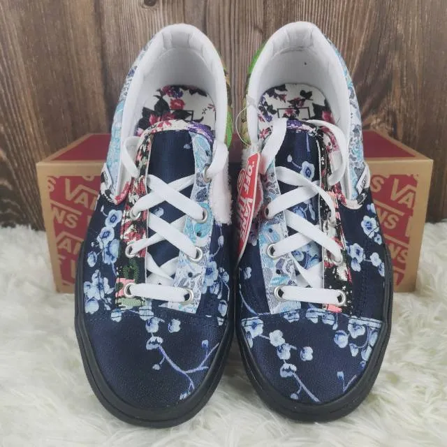 Vans florals slip-on cap black flower vn0a3wm5xhq