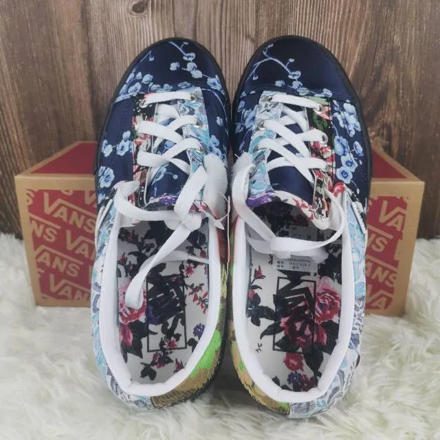 Vans florals slip-on cap black flower vn0a3wm5xhq